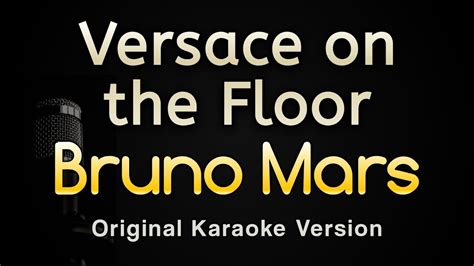 versace on the floor karaoke video